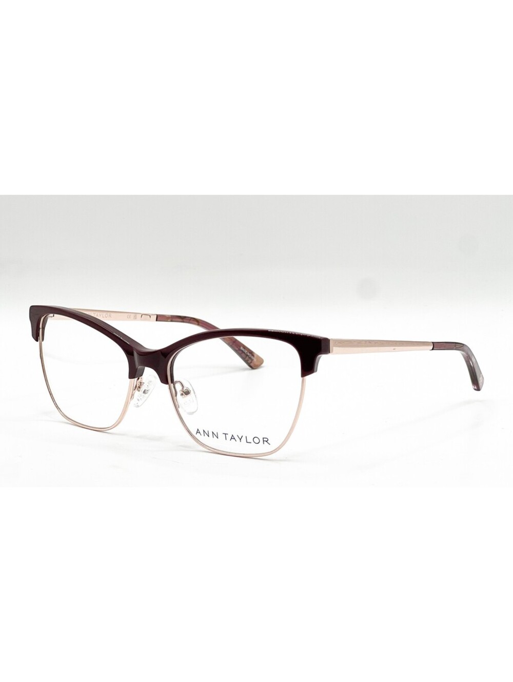 Ann Taylor At349 C02 Mulberry Rose Authentic Eyeglasses 54-17-135